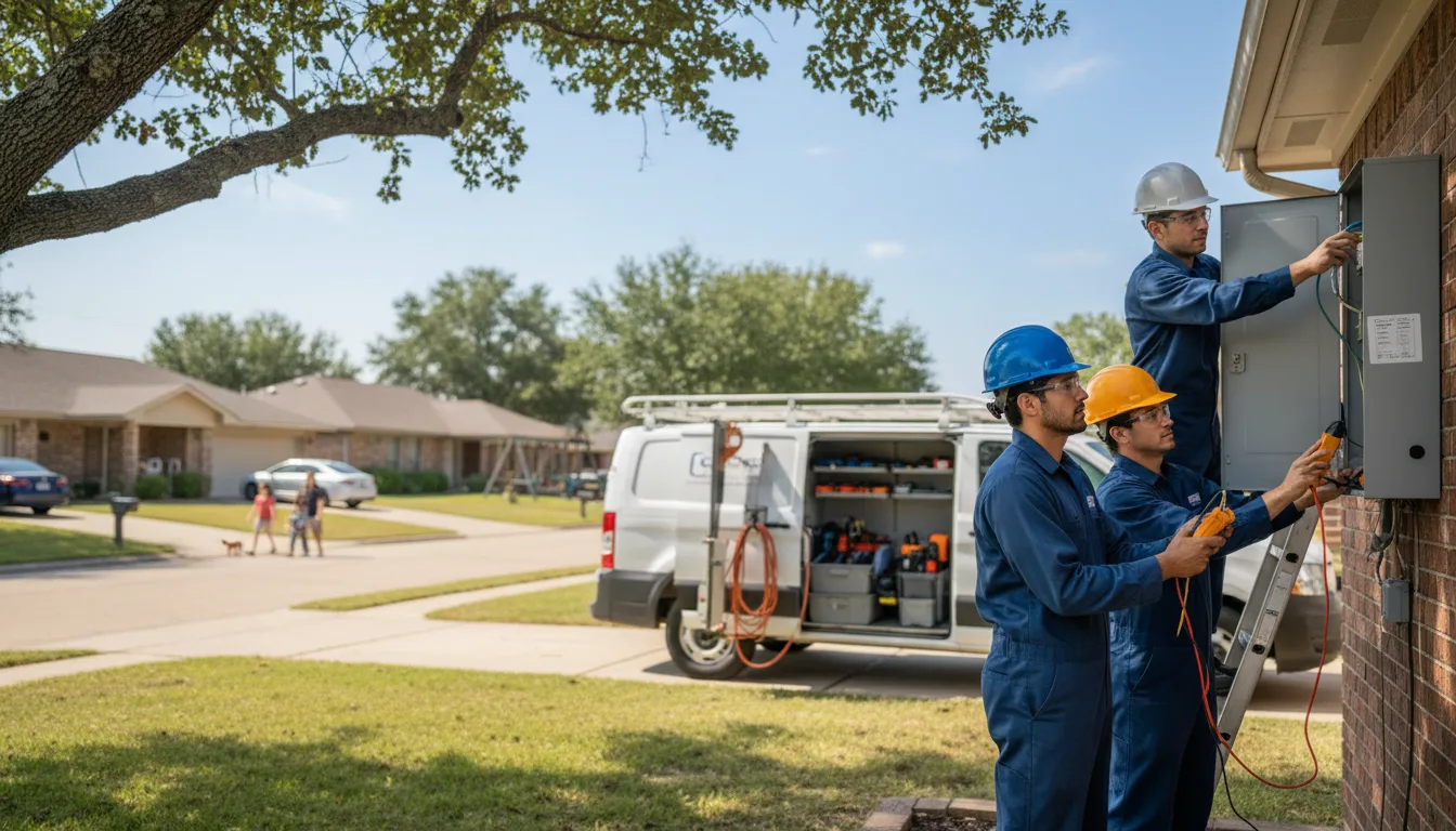 Certified electrician providing emergency electrical services in Trenton, NE